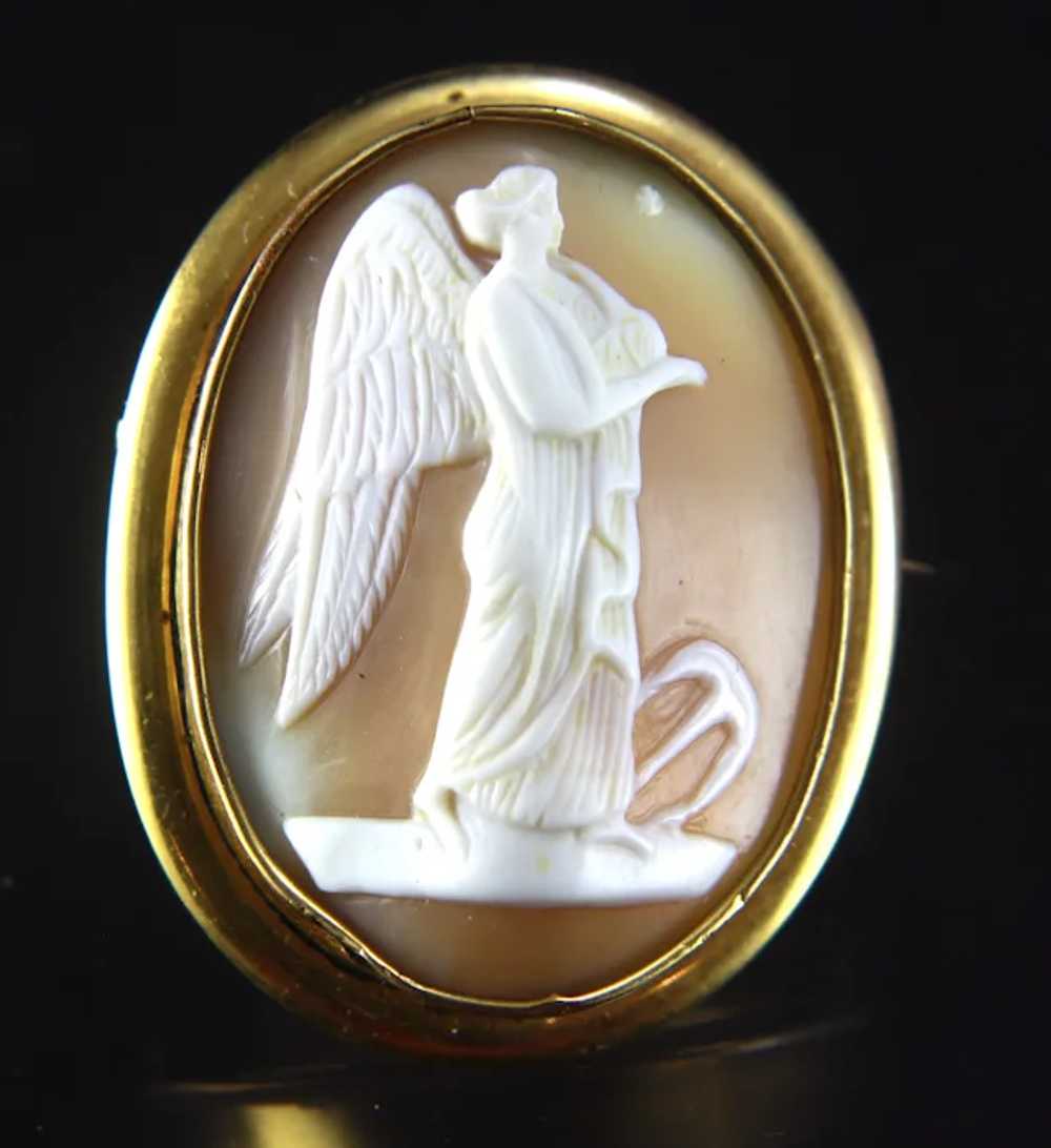 Victorian Cameo Brooch of Angel Hope - image 4