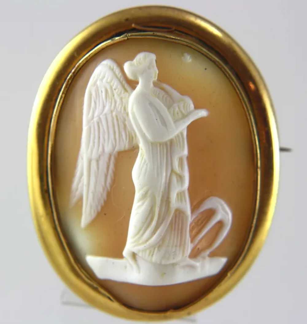 Victorian Cameo Brooch of Angel Hope - image 5