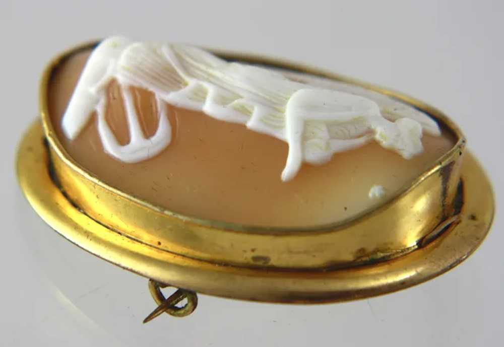 Victorian Cameo Brooch of Angel Hope - image 9