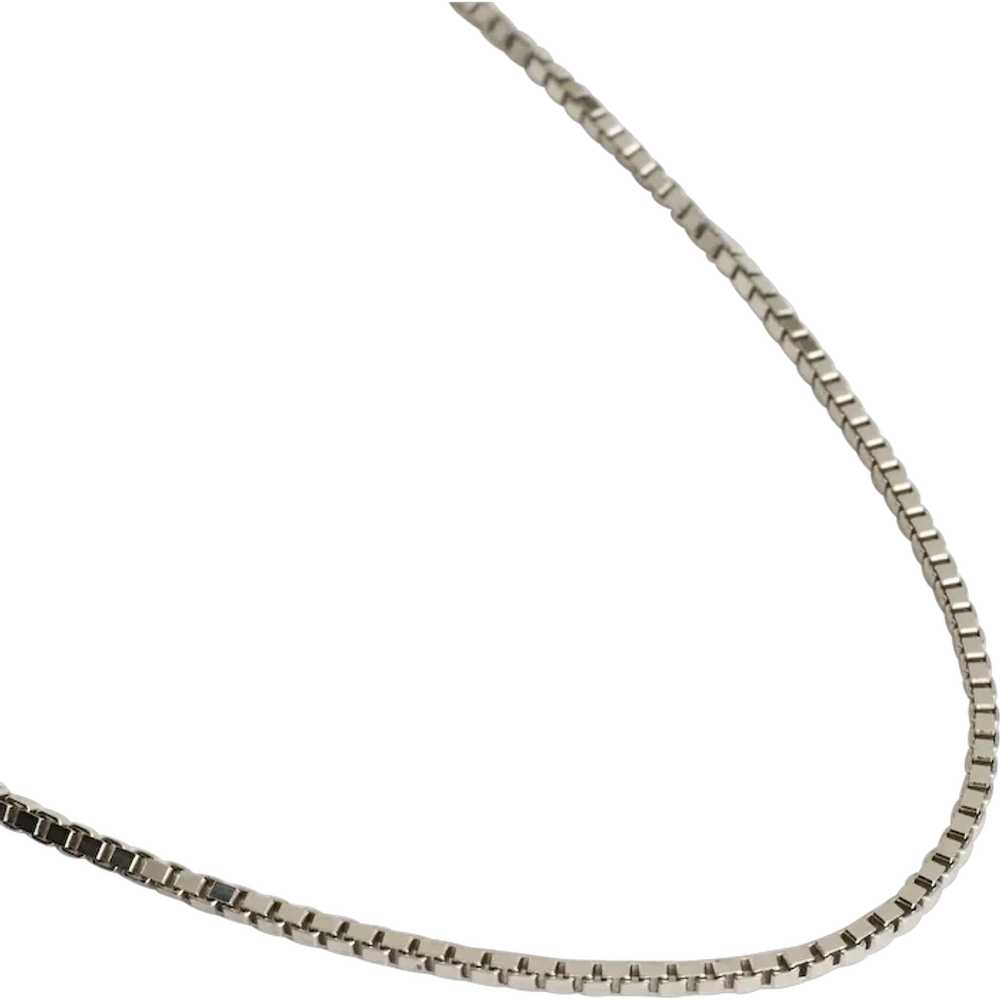 Venezia Necklace in 14K White gold, 15.16 inches - image 1