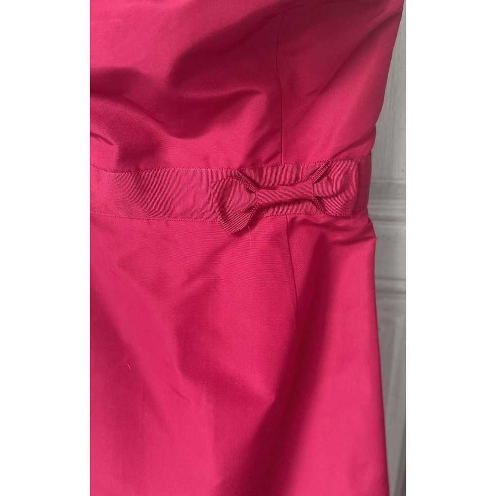 NWT J. Crew Pink 100% Silk Bow Dress Sz 10 Tall N… - image 3