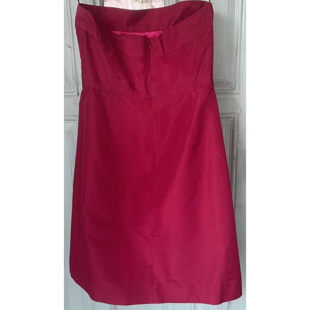 NWT J. Crew Pink 100% Silk Bow Dress Sz 10 Tall N… - image 6