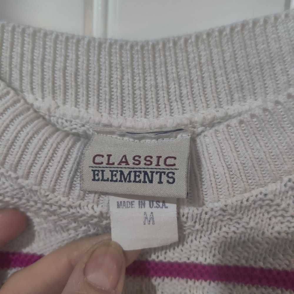Vintage Classic Elements Sweater Medium - image 4