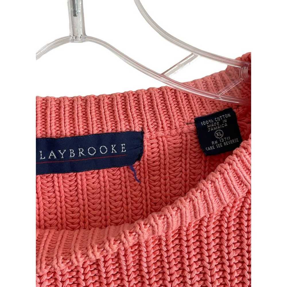Vintage Claybrooke Chunky Knit Sweater Women Size… - image 3
