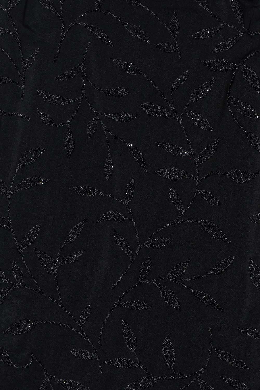 Vintage Beaded Little Black Dress - image 2