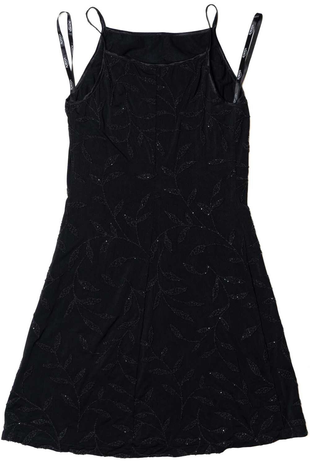Vintage Beaded Little Black Dress - image 3