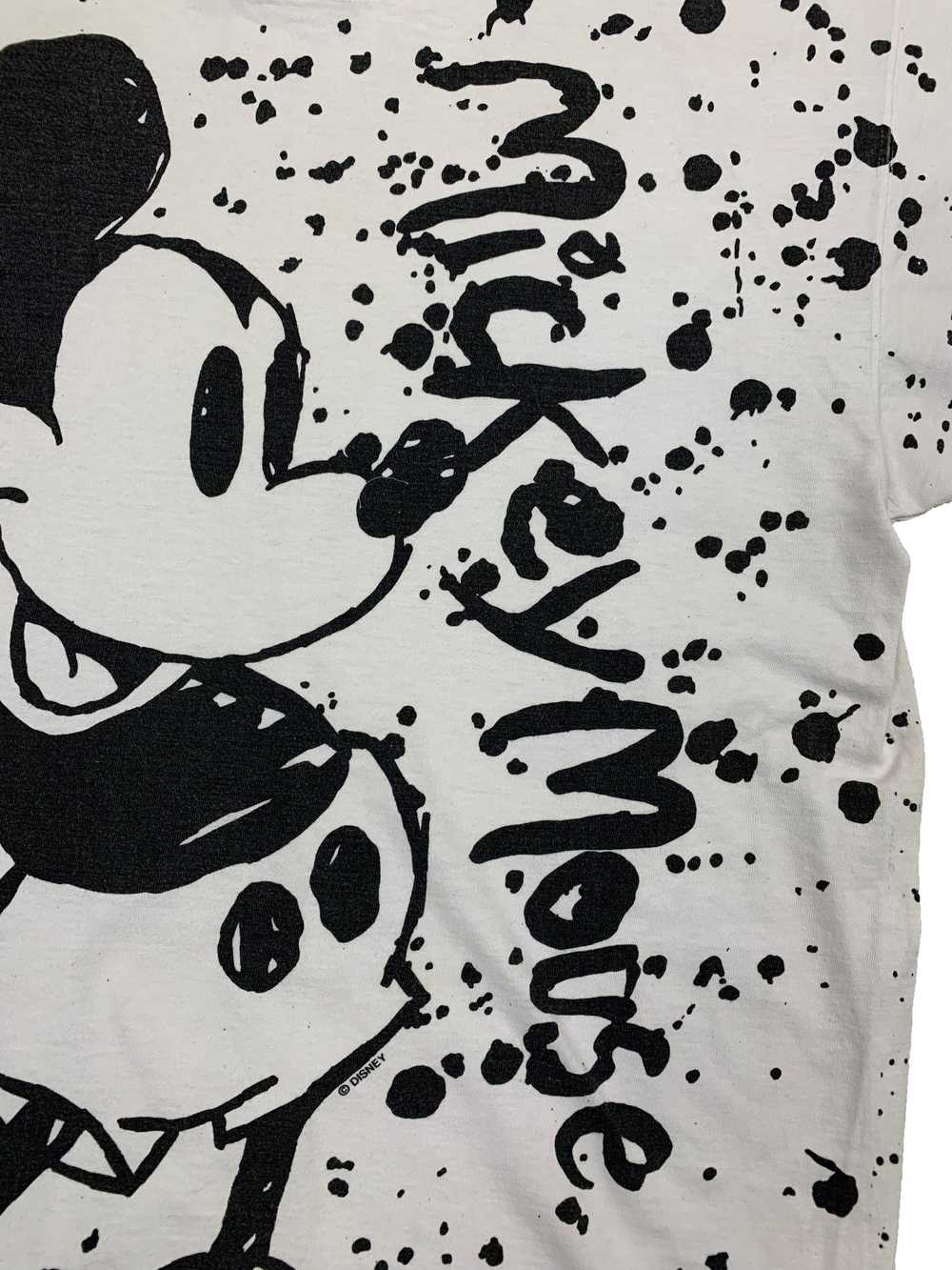 VTG Mickey Mouse T Shirt Disney Dalmatians All Ov… - image 6