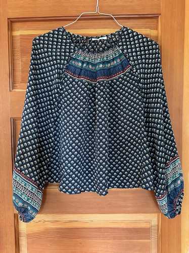 DŌEN Silk blouse (S)