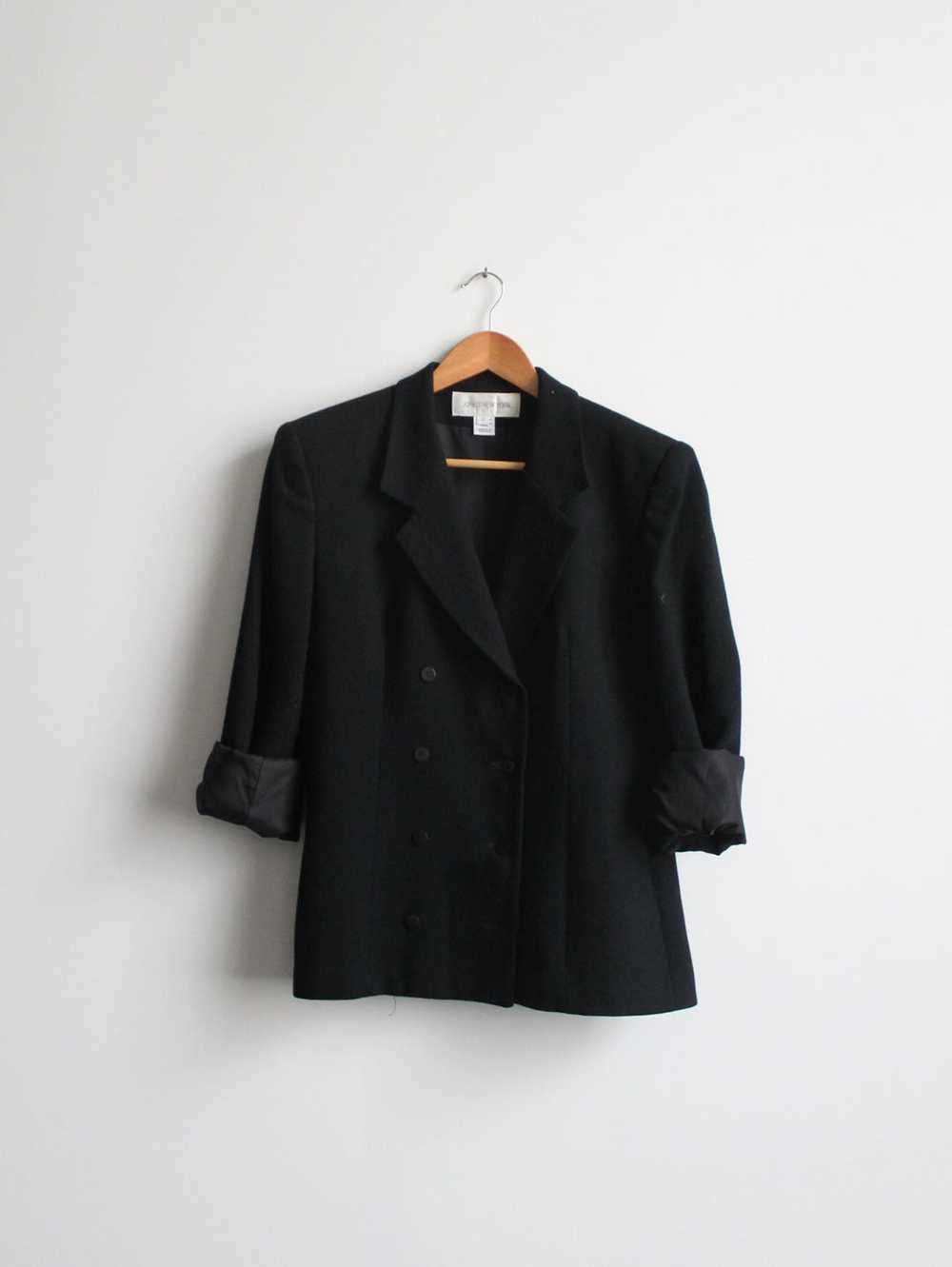 black wool blazer - image 2