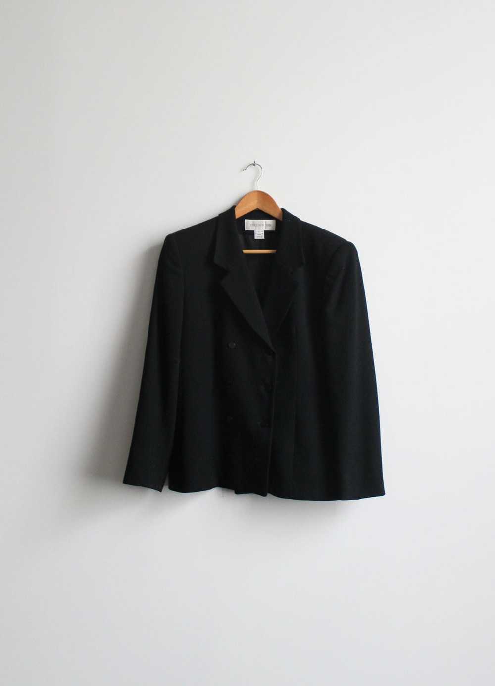 black wool blazer - image 3