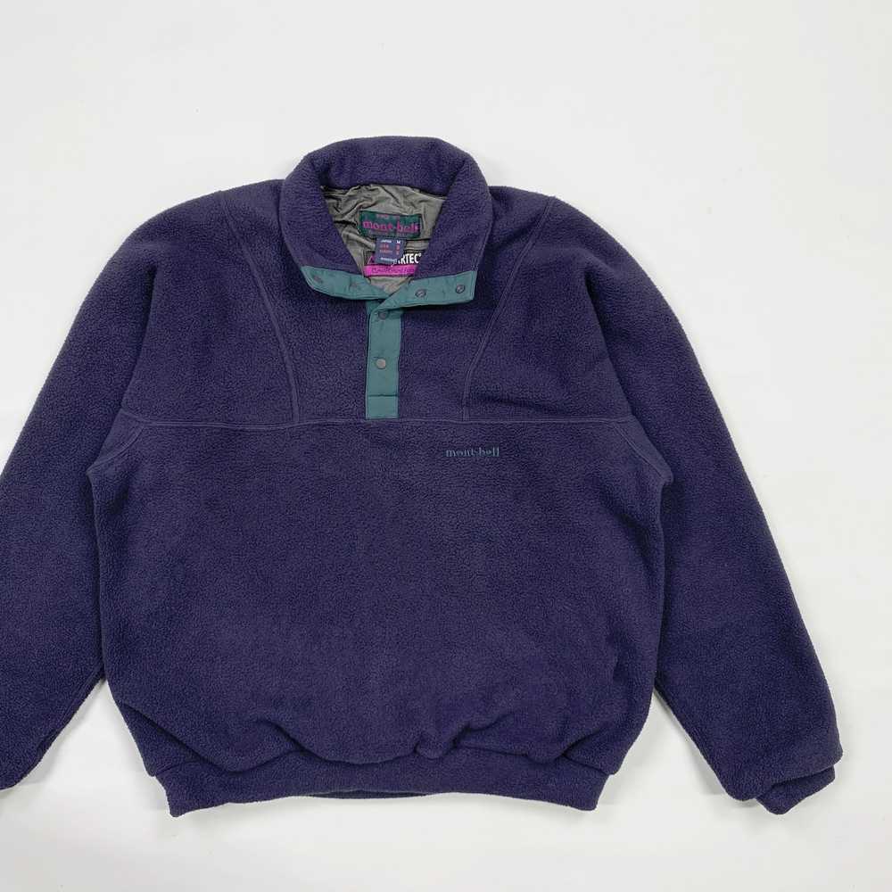 Mont-bell 90s Pullover Fleece Sweater / Jacket (G… - image 6