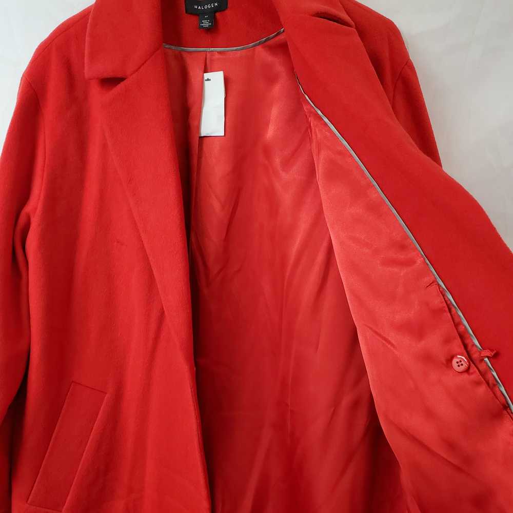 Halogen Red Wool Coat Women's XL NWT - image 2