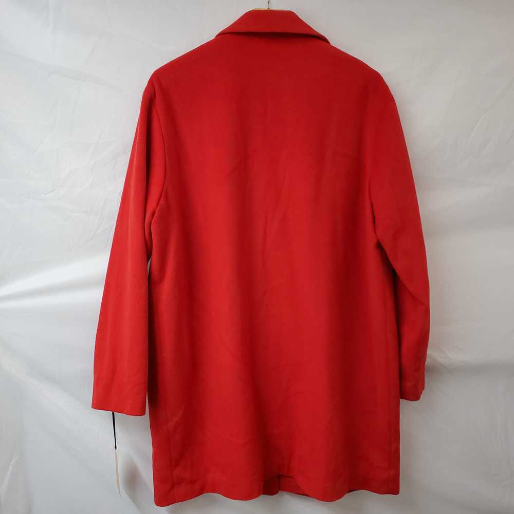 Halogen Red Wool Coat Women's XL NWT - image 4