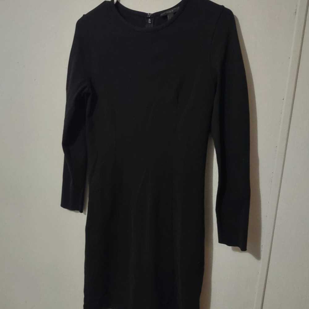 J. Crew Black Fitted Stretchy Long Sleeve Knee Le… - image 2