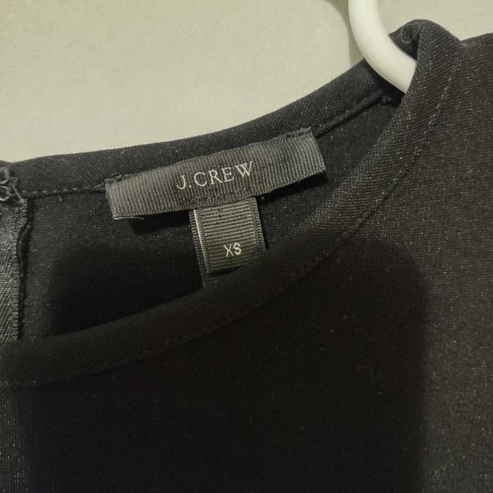 J. Crew Black Fitted Stretchy Long Sleeve Knee Le… - image 3