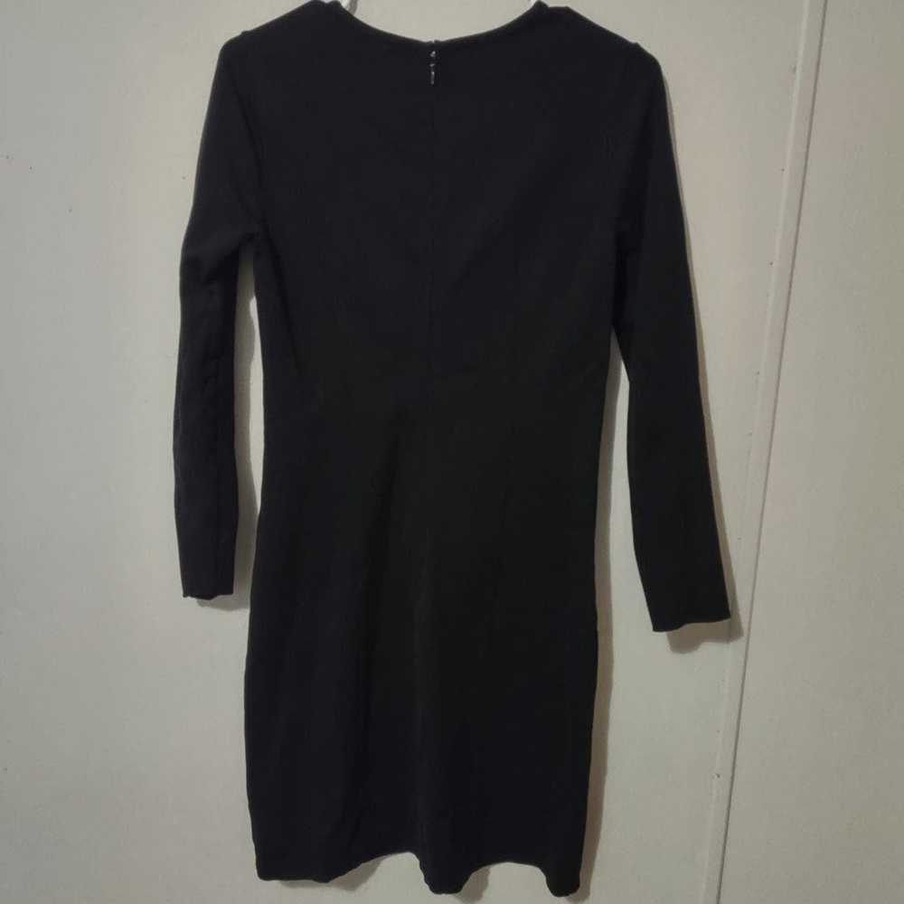 J. Crew Black Fitted Stretchy Long Sleeve Knee Le… - image 5