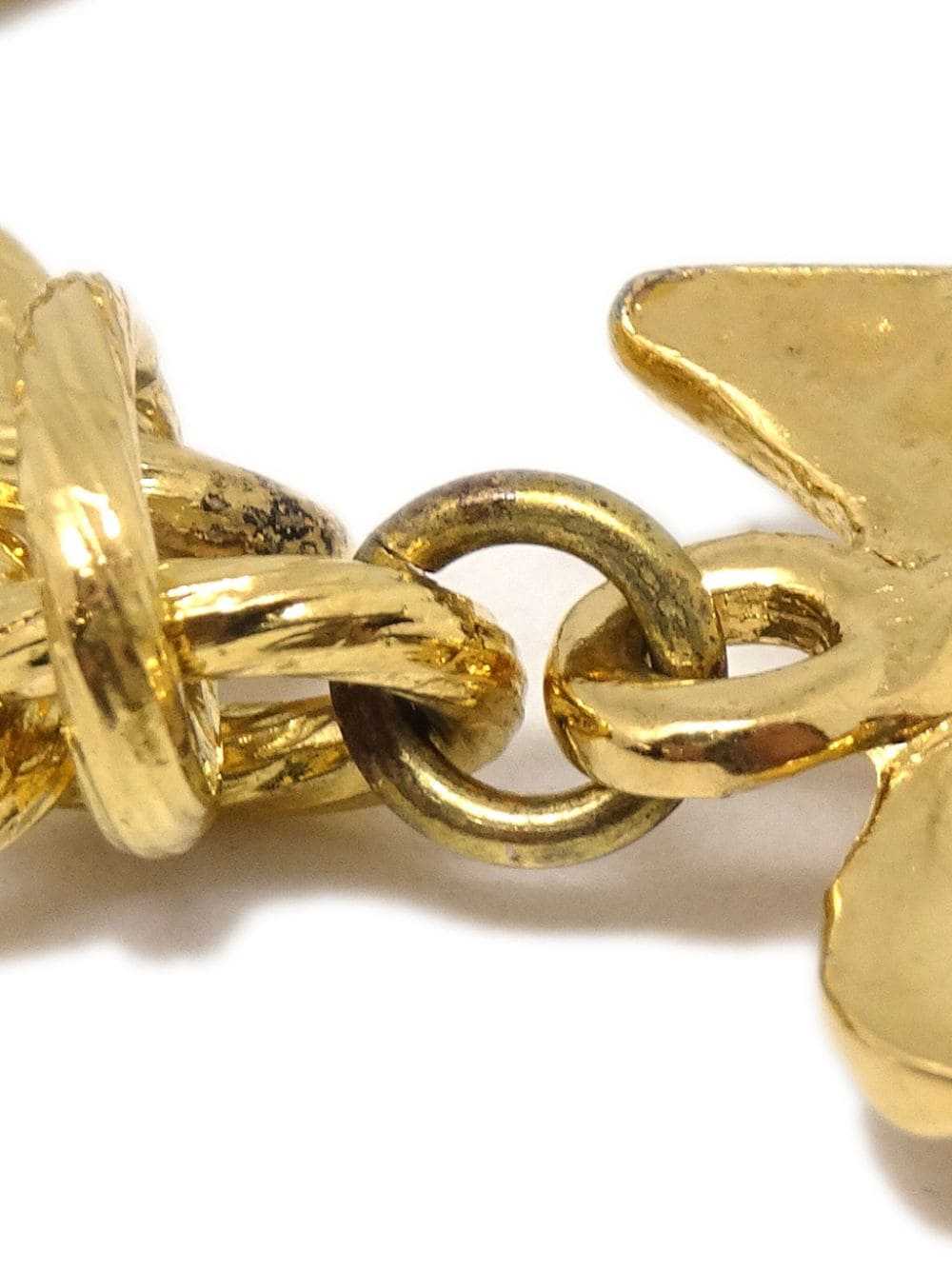 CHANEL Pre-Owned 1990-2000 bow charms cable chain… - image 3