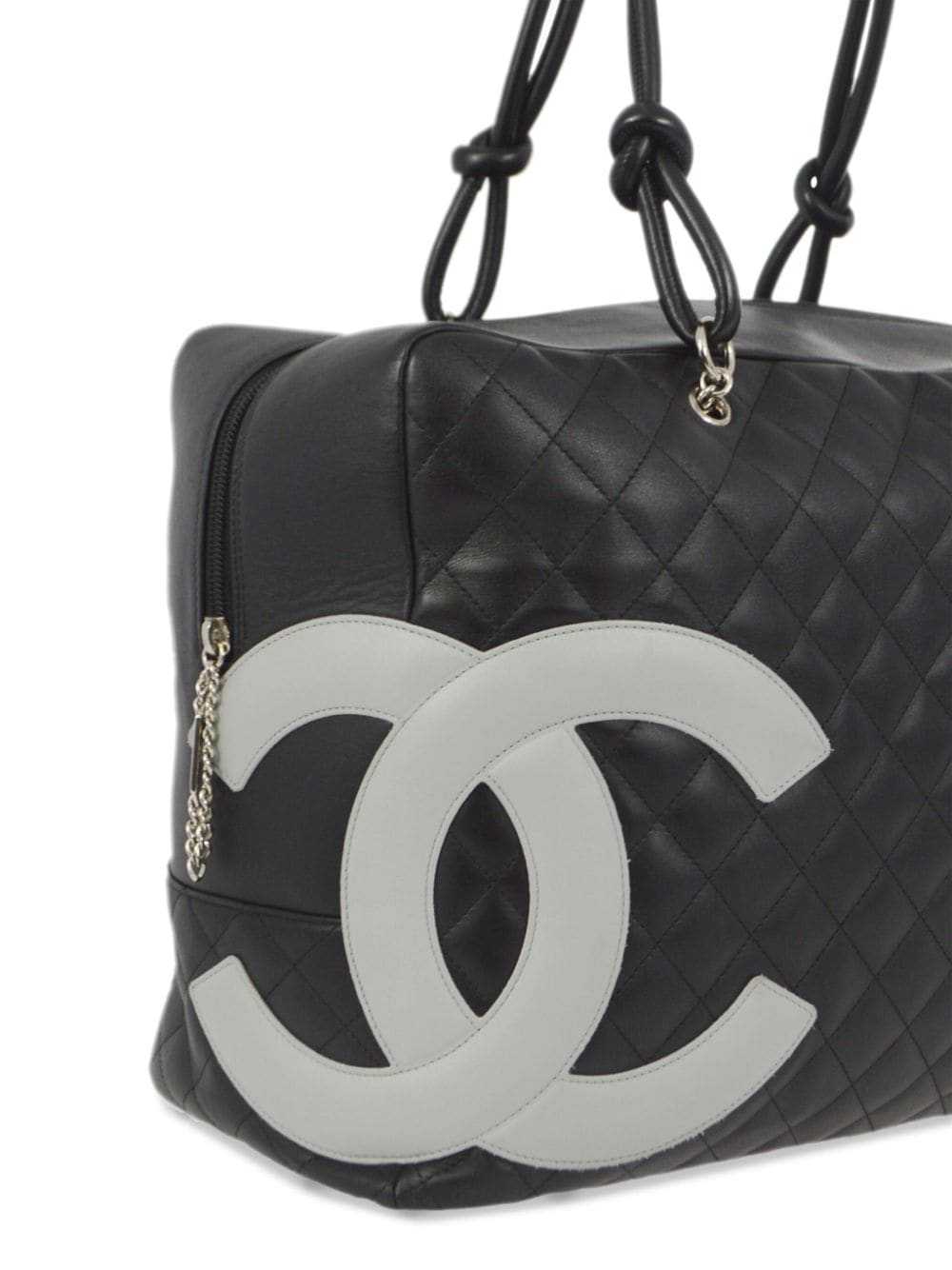 CHANEL Pre-Owned 2005 Cambon handbag - Black - image 3