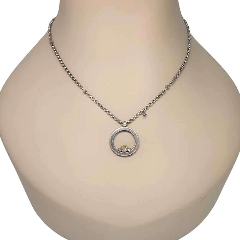 Mignon Faget Sterling Silver Circle With Stones N… - image 9