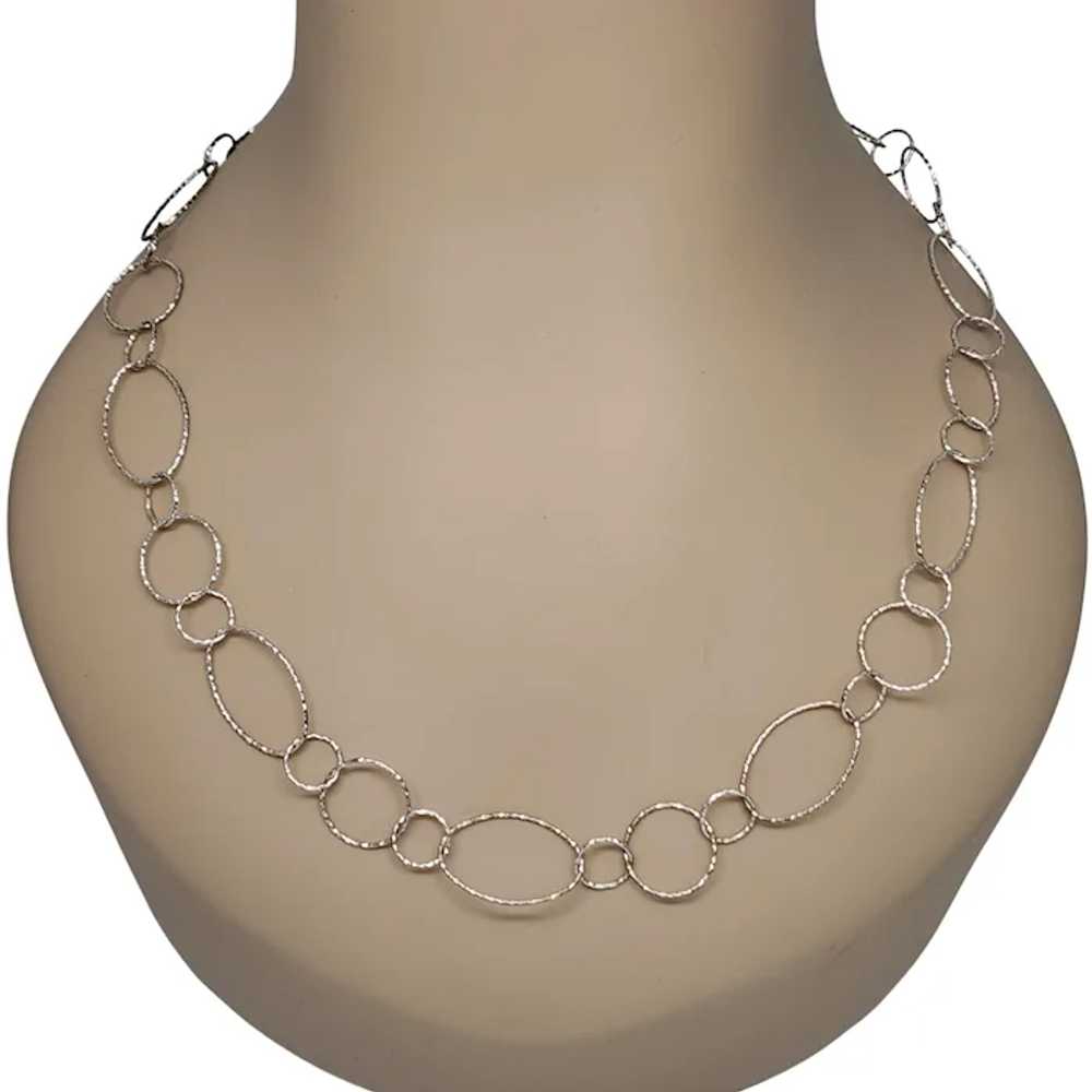 Grace & Heart Sterling Silver Circle and Oval Lin… - image 7