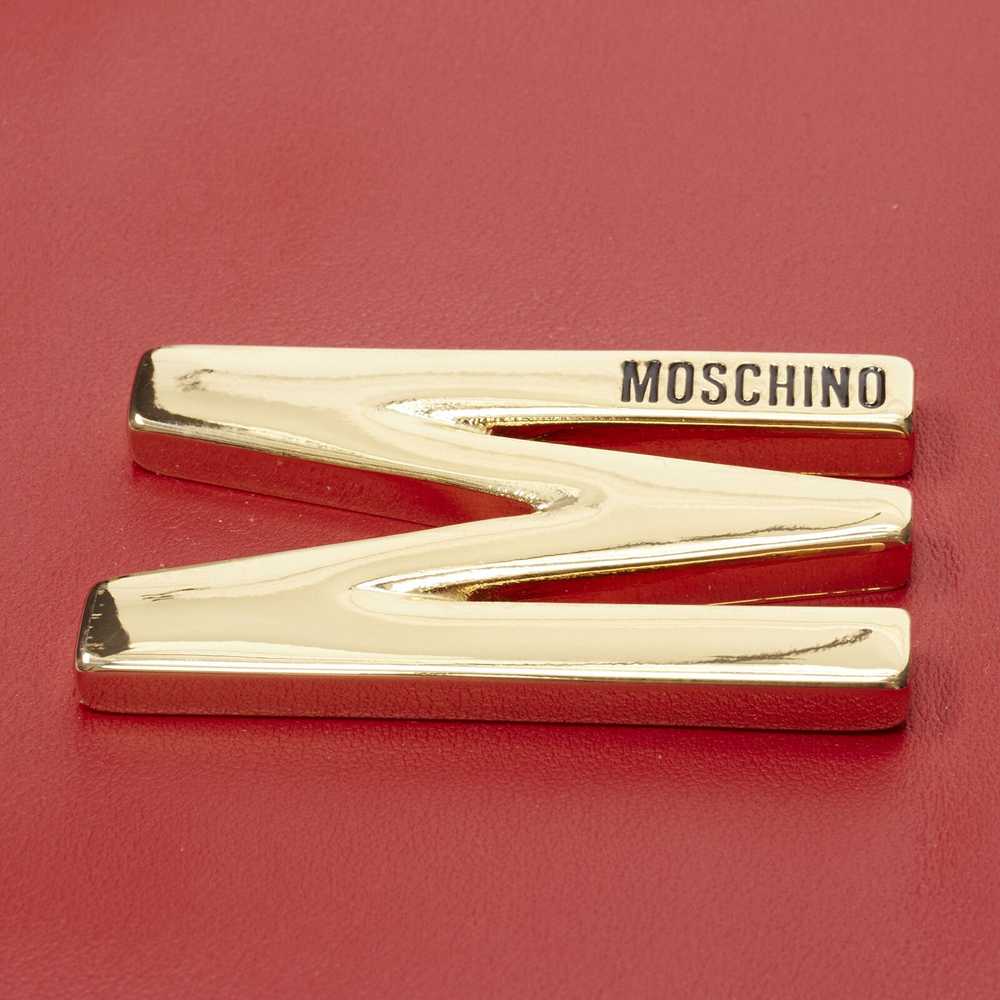 Moschino new MOSCHINO Couture! smooth red leather… - image 5