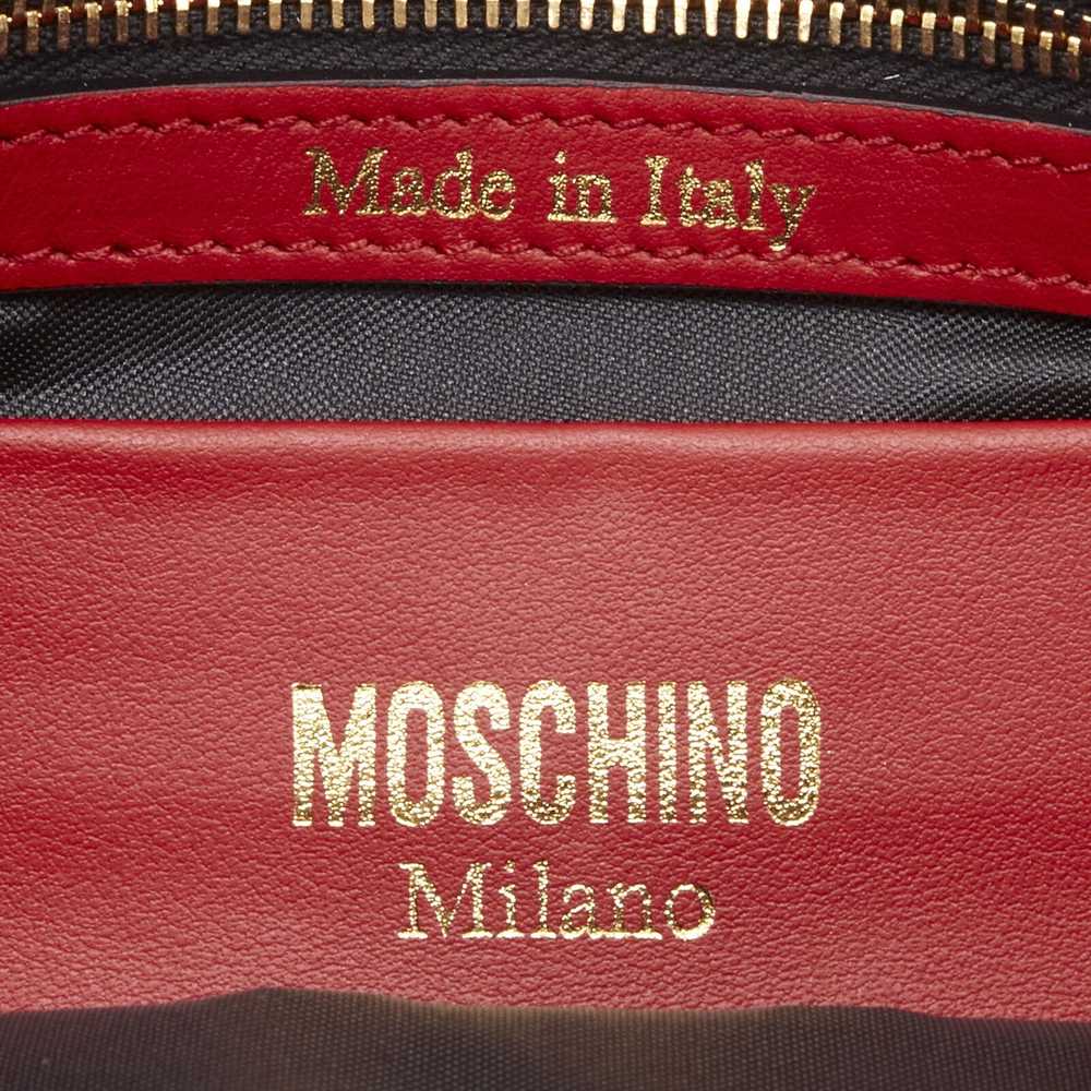Moschino new MOSCHINO Couture! smooth red leather… - image 8