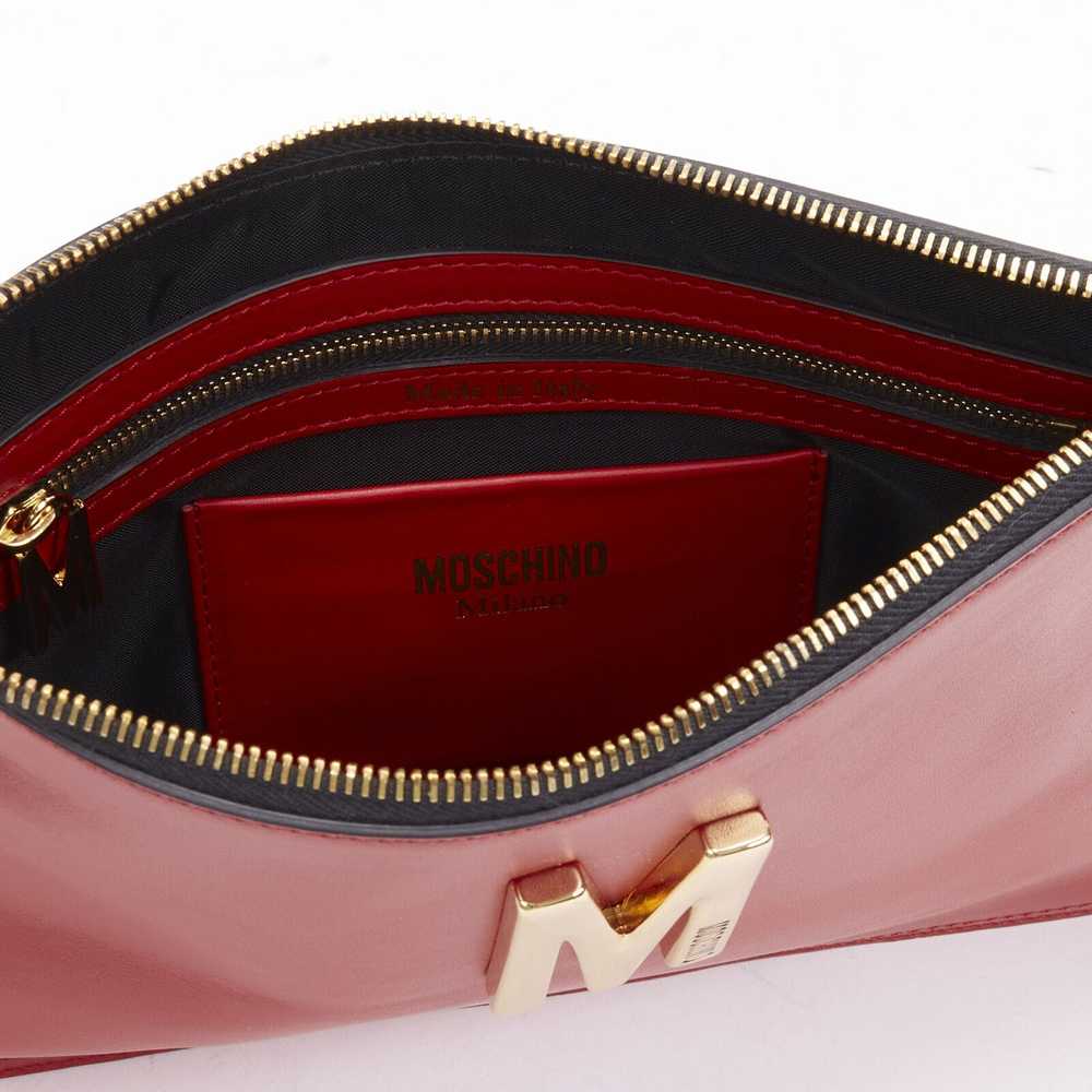 Moschino new MOSCHINO Couture! smooth red leather… - image 9