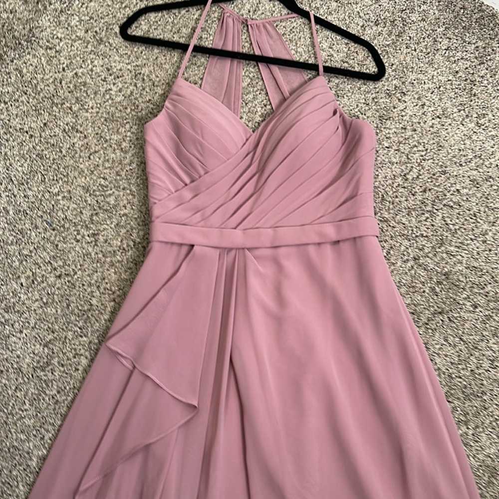 AZAZIE dusty pink maxi bridesmaid formal dress 8 - image 10
