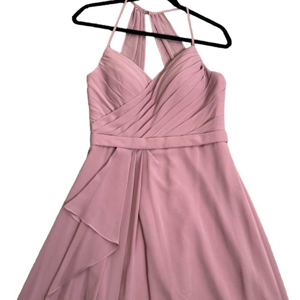 AZAZIE dusty pink maxi bridesmaid formal dress 8 - image 5