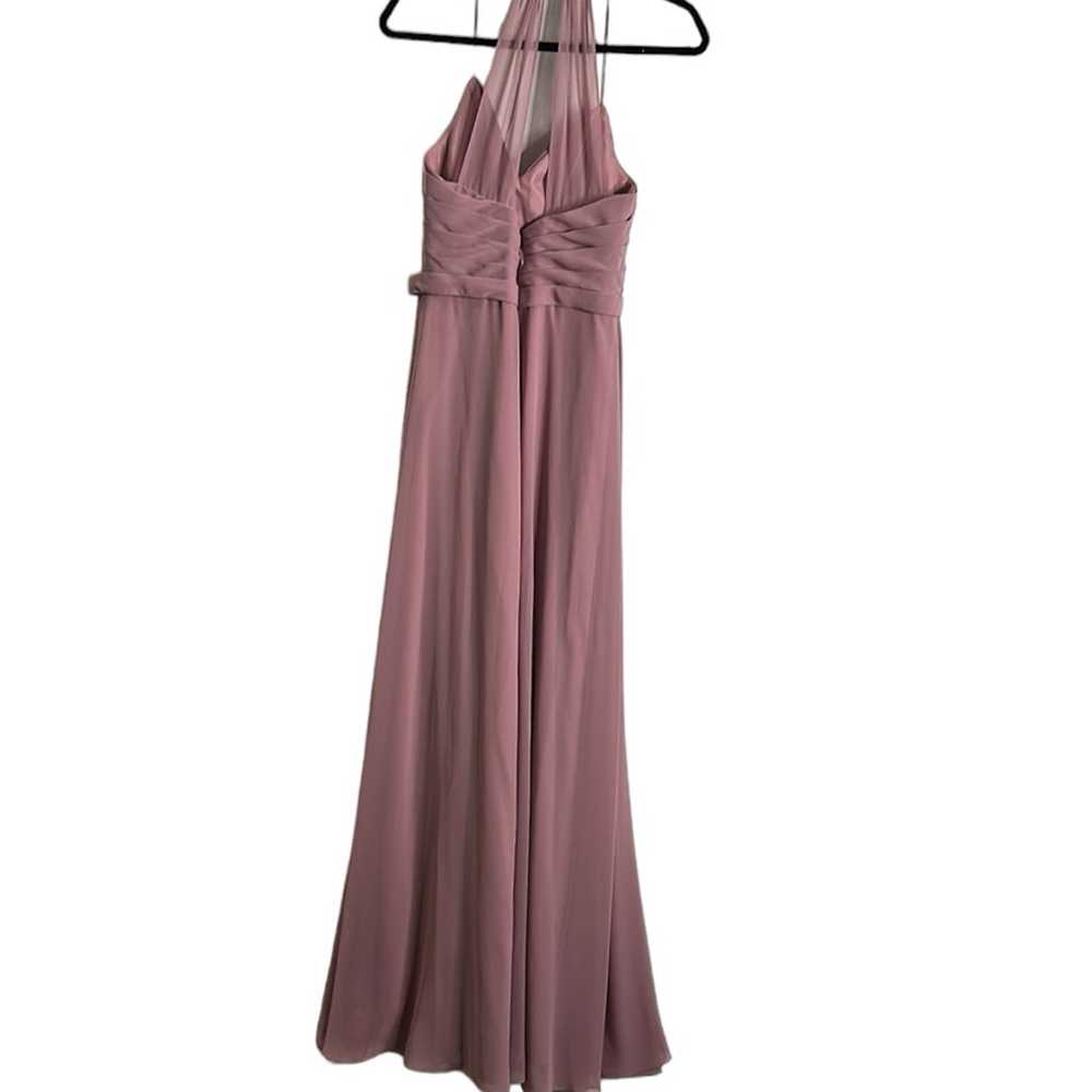 AZAZIE dusty pink maxi bridesmaid formal dress 8 - image 7