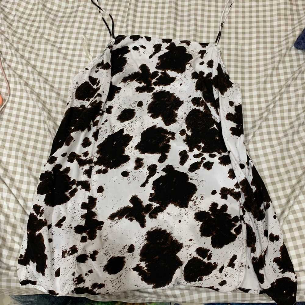 cow print dress - image 1