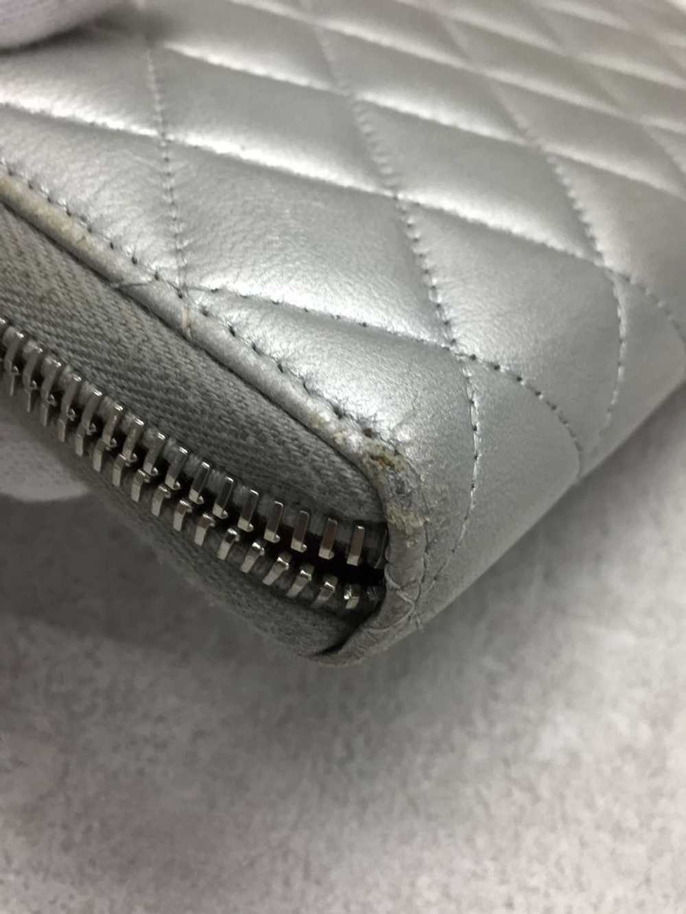 [Used in Japoan Wallet] Used Chanel Metallic Calf… - image 7