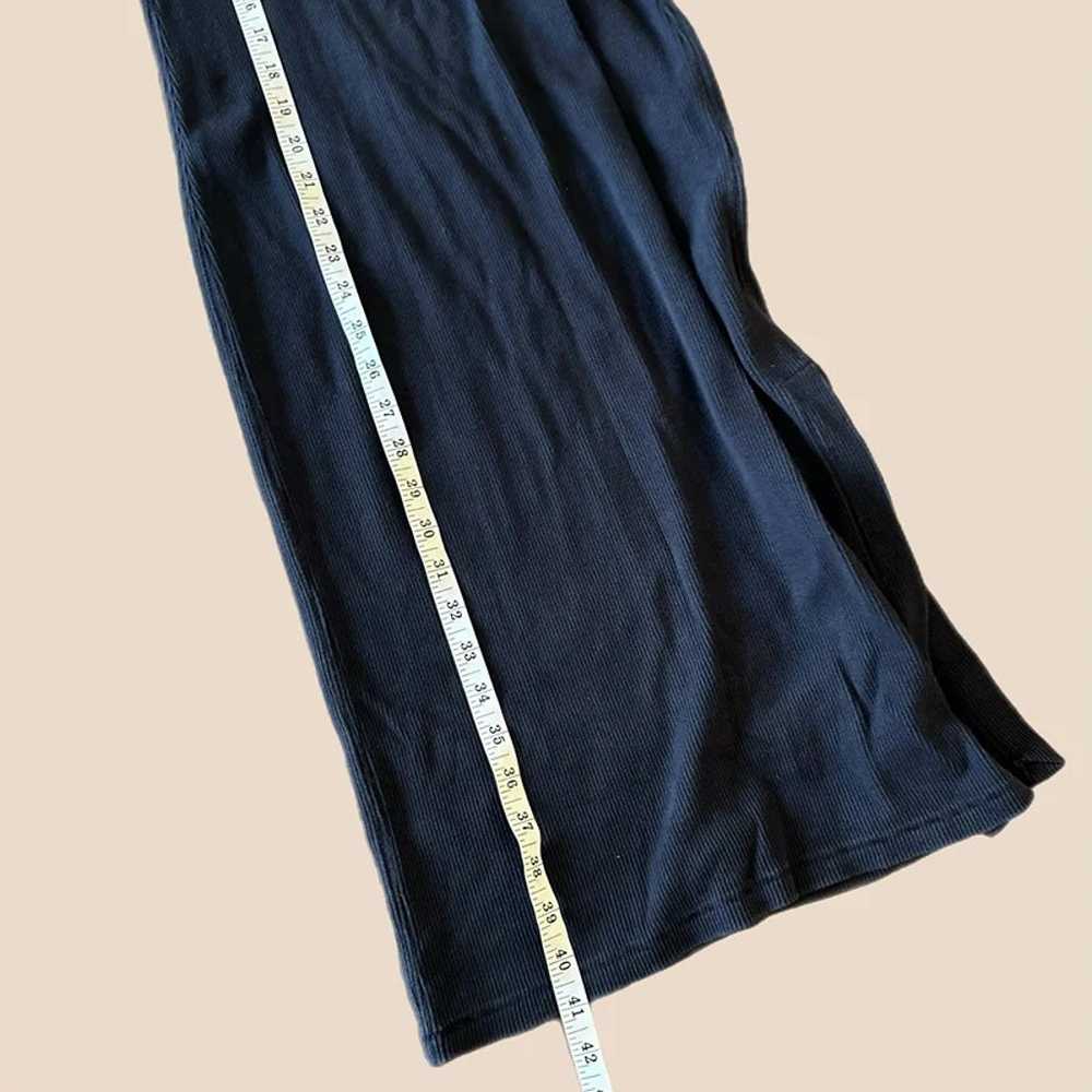 Rag & Bone Laila Zip Midi Dress Black Size XS - image 10