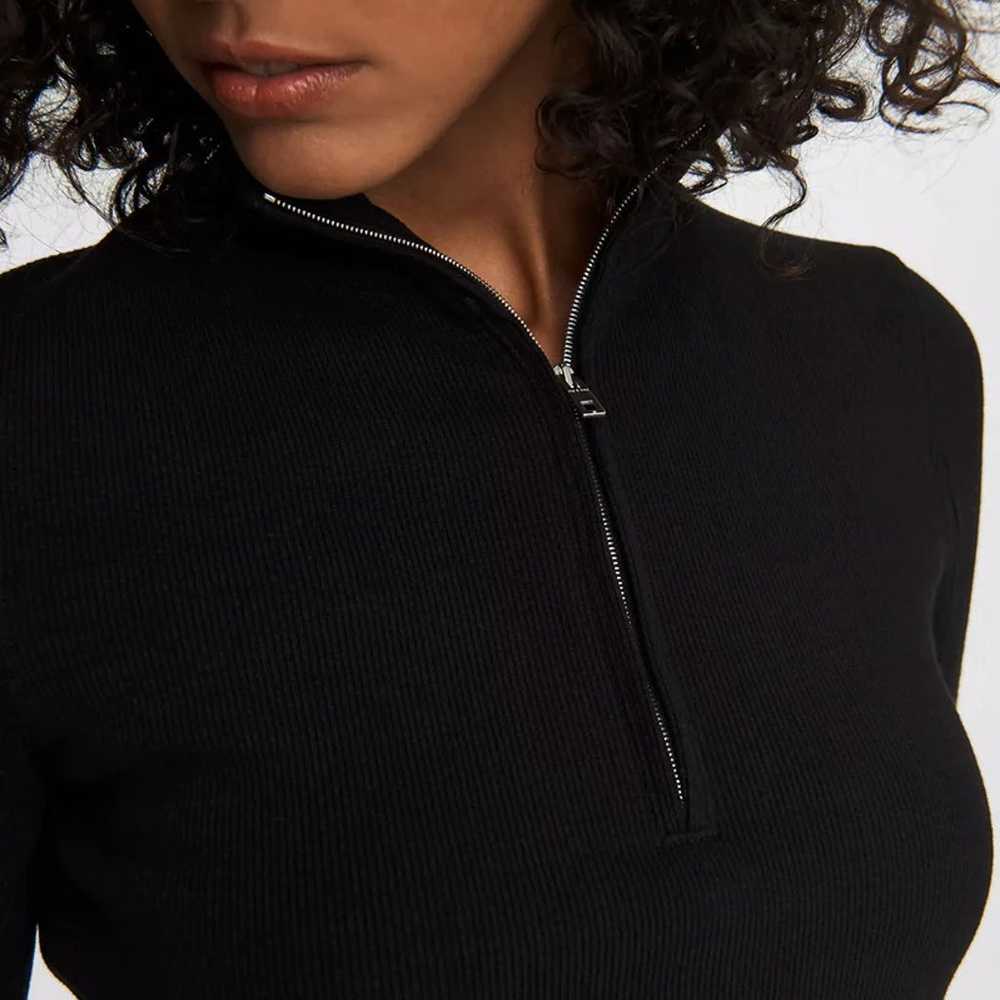 Rag & Bone Laila Zip Midi Dress Black Size XS - image 5