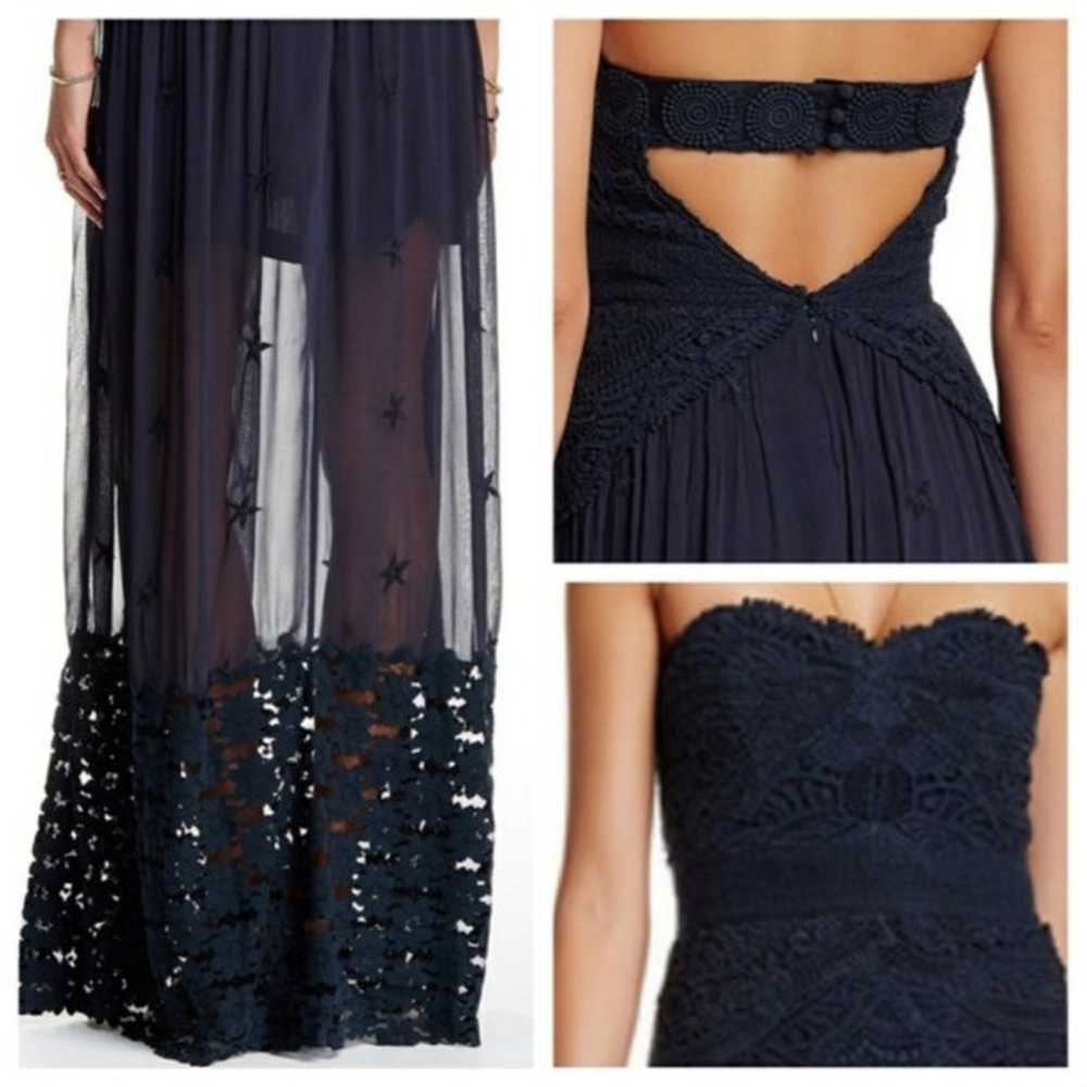 Free People Blue Monarch maxi gown B8 - image 10