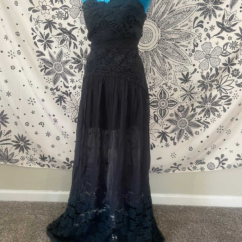 Free People Blue Monarch maxi gown B8 - image 2
