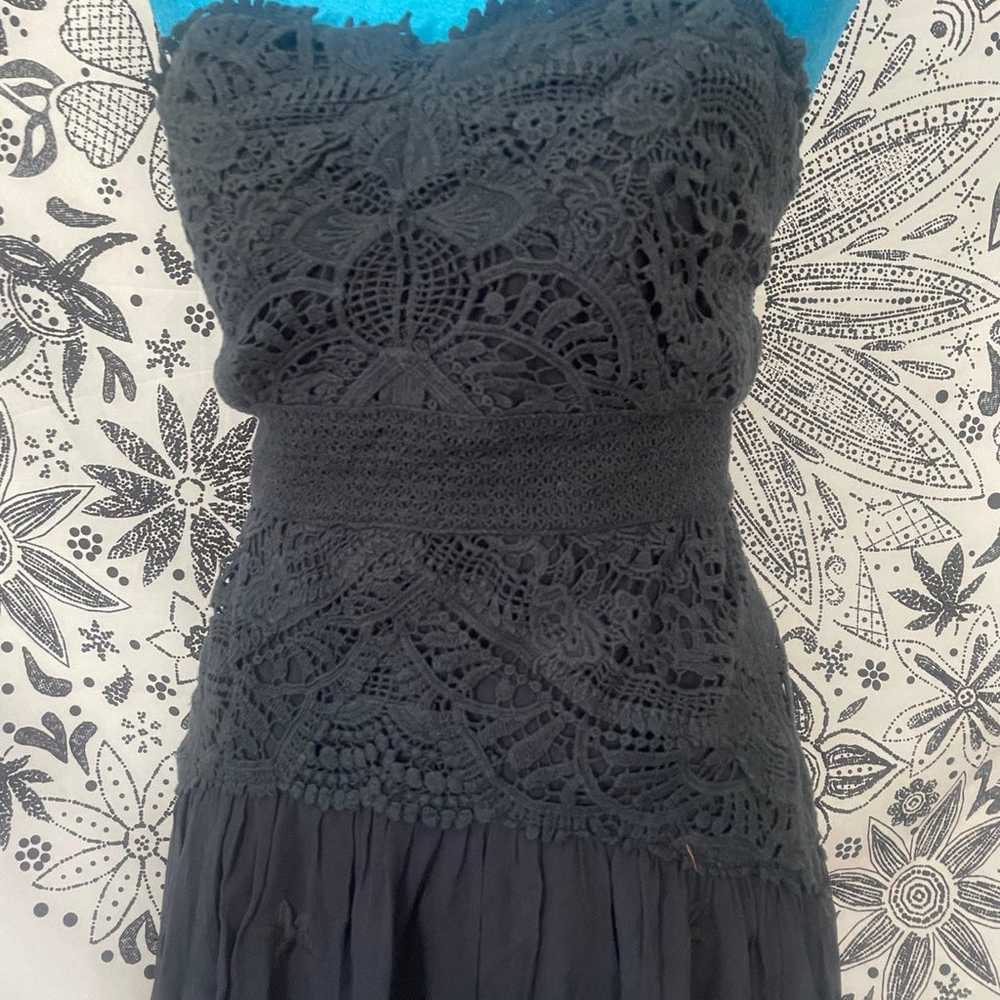 Free People Blue Monarch maxi gown B8 - image 3