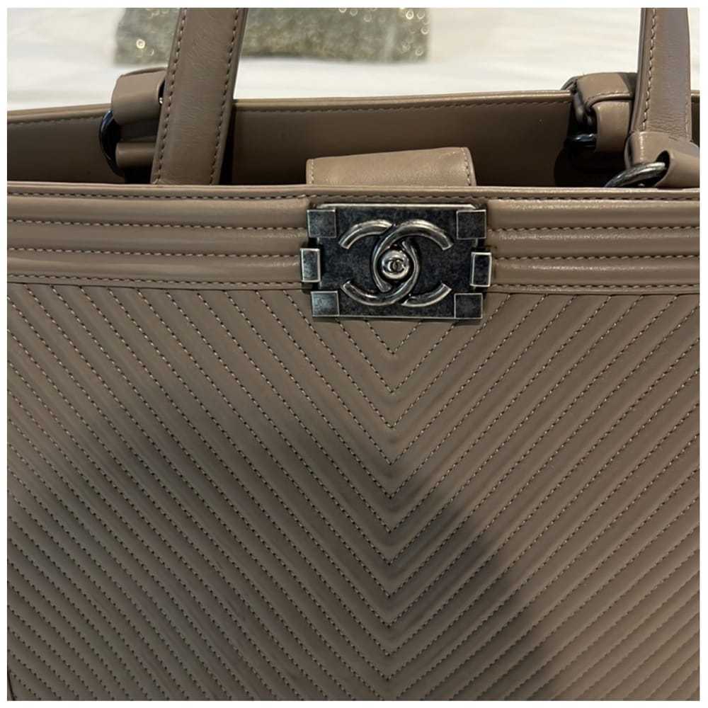 Chanel Boy leather handbag - image 9