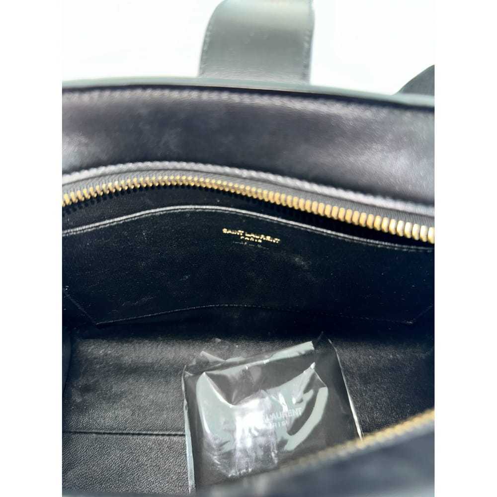 Saint Laurent Monogram Cabas leather tote - image 7