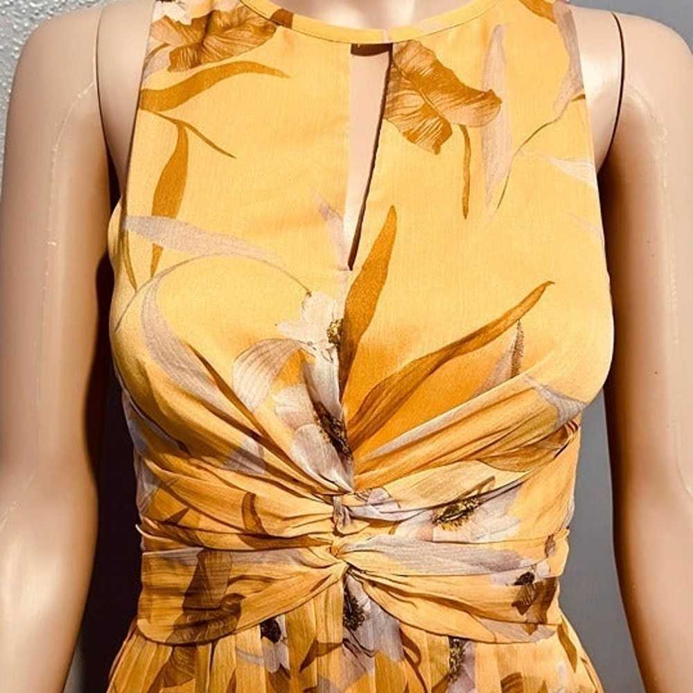 Ted Baker Fabulas Cabana Pleated Dress Size 0  Ye… - image 3