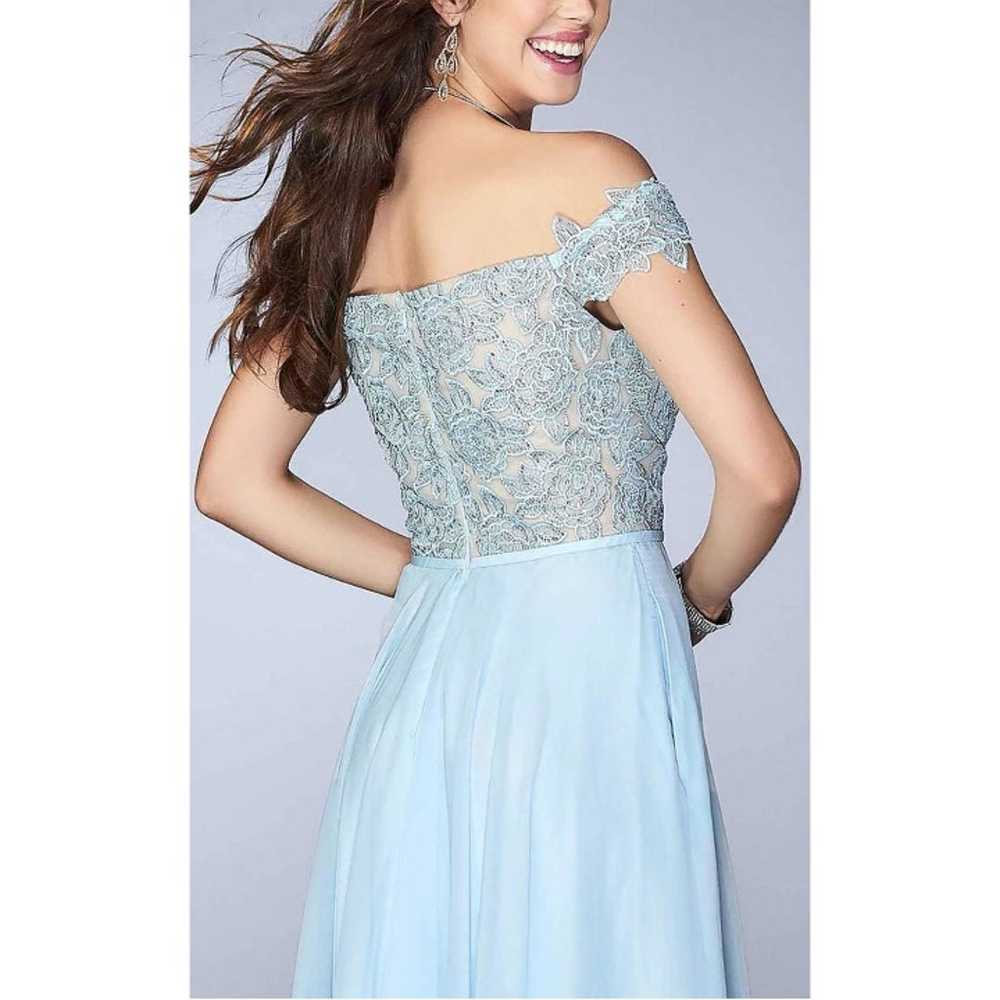 La Femme 24001 Off Shoulder Embellished Dress, 2 - image 7