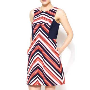 Trina Turk striped pink sheath dress - image 1