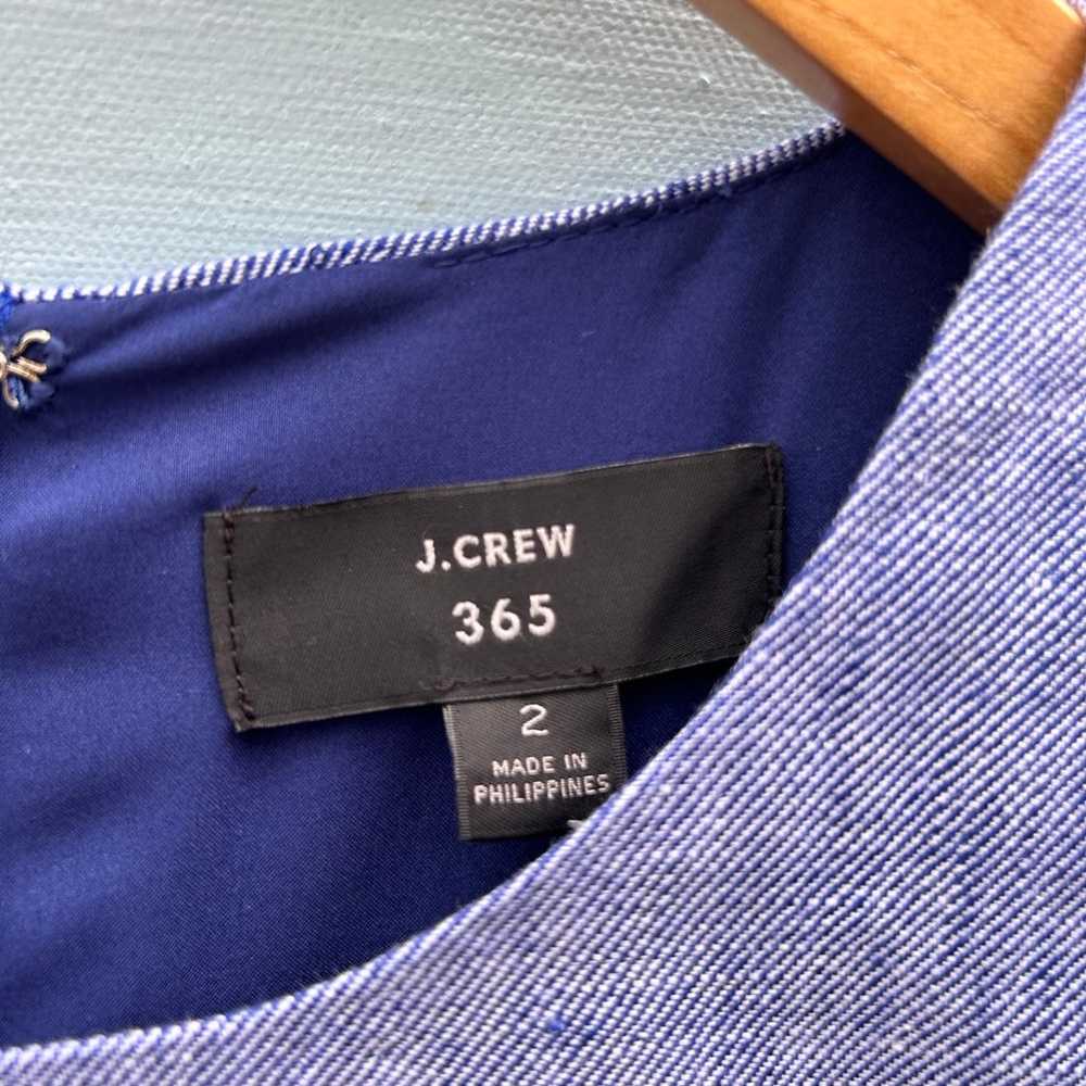 J Crew Resume Dress in Stretch Linen Blend - image 2