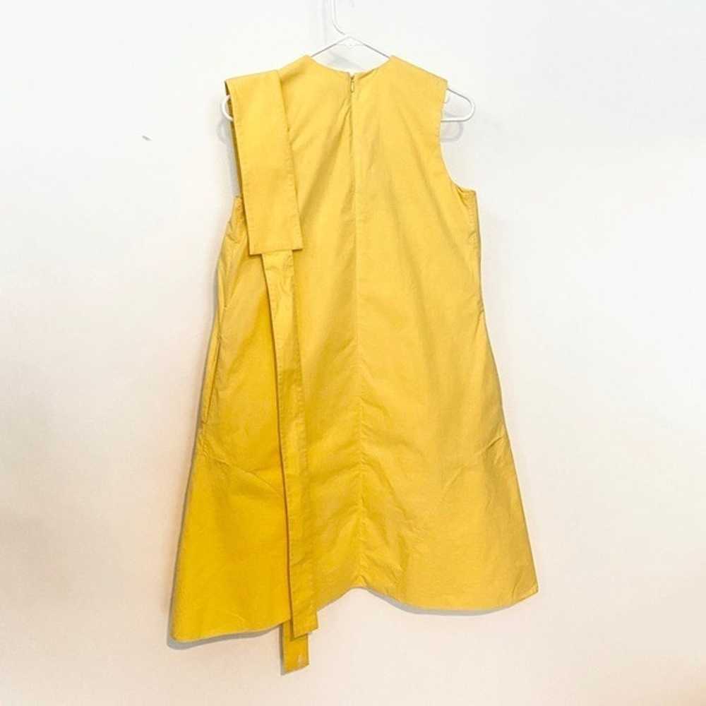 Fabiana Pigna Yellow Cotton belted swing dress XS - image 5