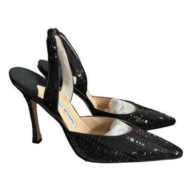 Manolo Blahnik Glitter heels