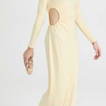 Significant other long cutout jersey liana dress … - image 1