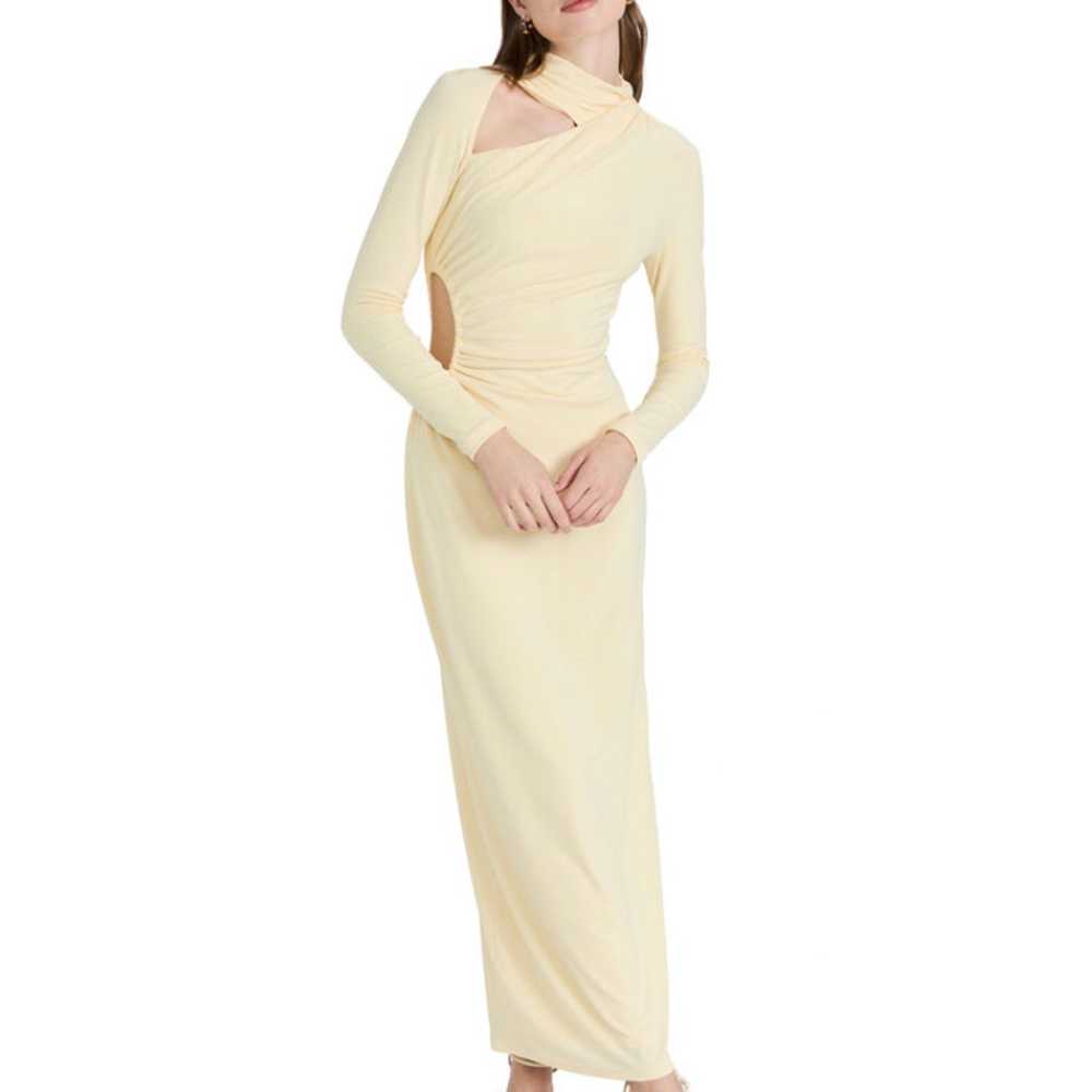 Significant other long cutout jersey liana dress … - image 3