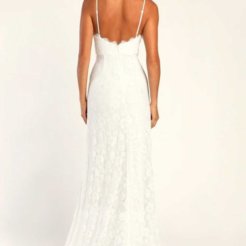 Today Until Forever White Lace Sleeveless Maxi Dr… - image 4