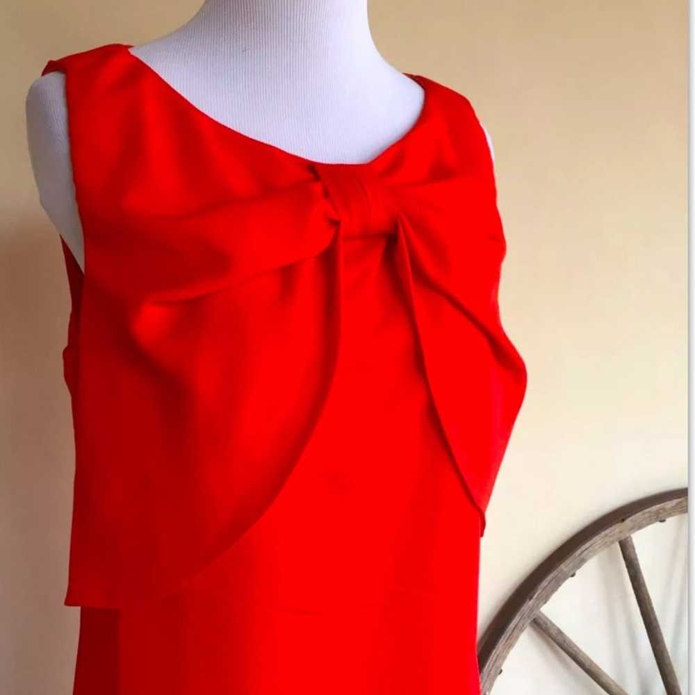 EVA FRANCO for ANTHROPOLOGIE Cute Red/Orange Slee… - image 3