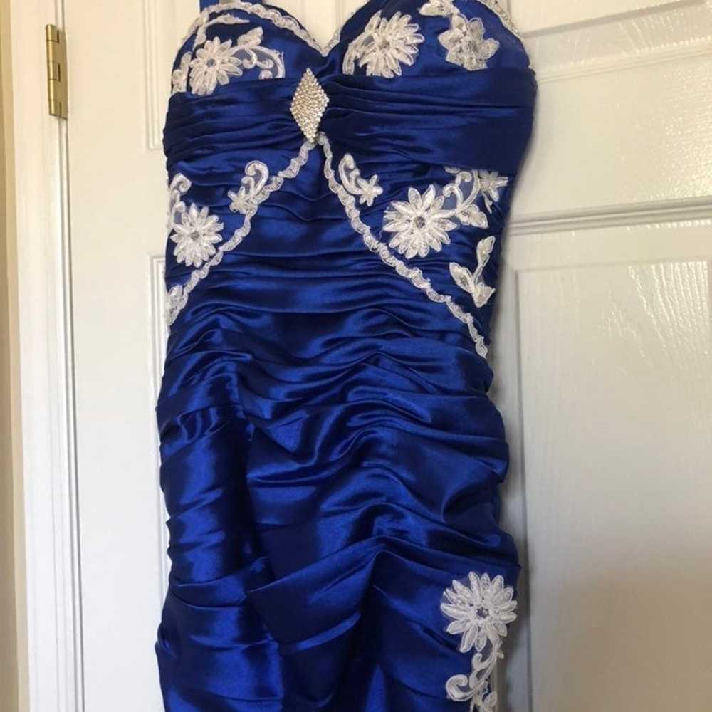 Royal Blue Prom Dress - image 7